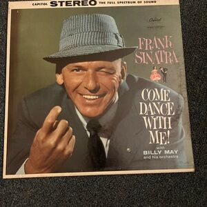 Frank Sinatra Vinyl Record - Come Dance With Me
